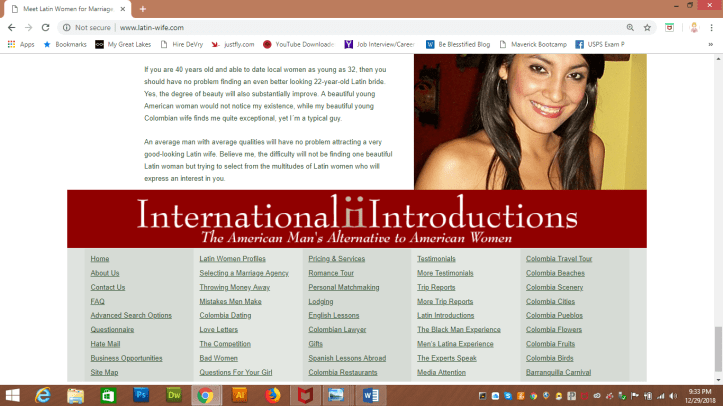 International Introductions website name
