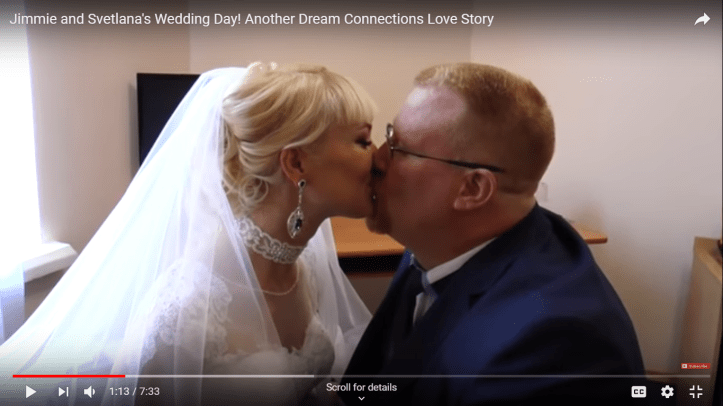 another Dream Connections couple - Jimmie and Svetlana