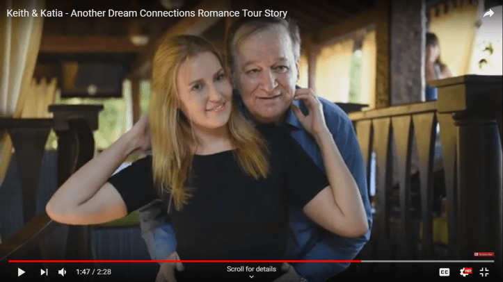 engaged couple from Dream Connections agency