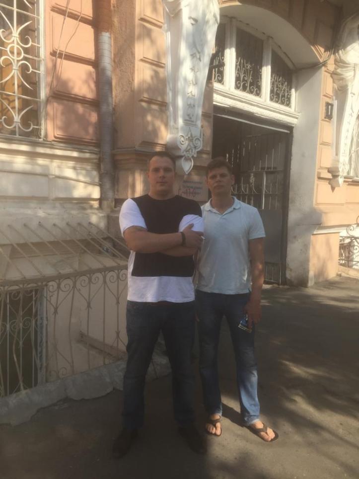 Sasha and Denis - Ukrainian friends