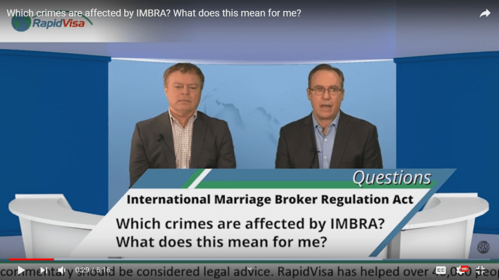 RapidVisa YouTube video - IMBRA