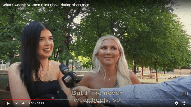 interviewed Swedish ladies